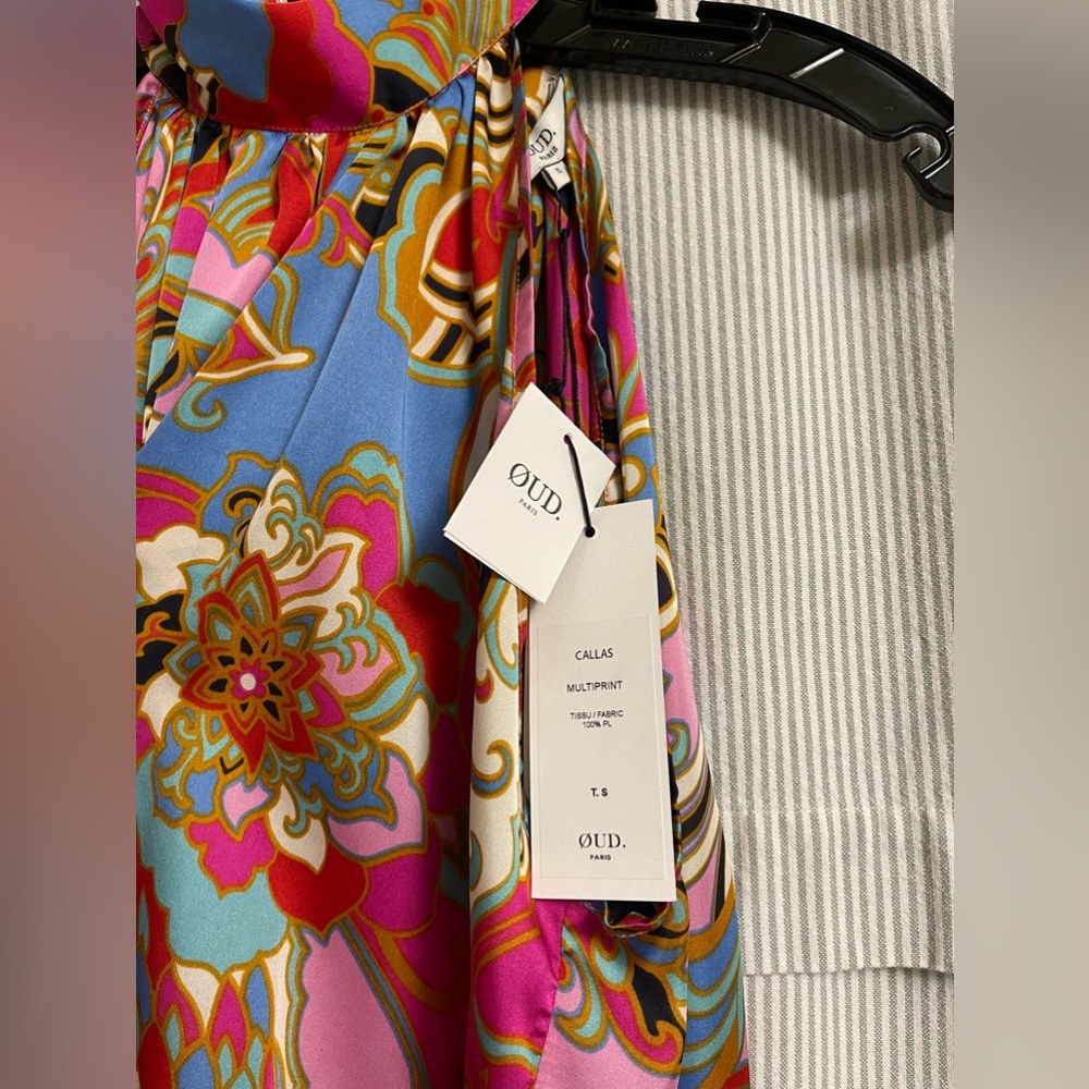 ØUD Paris Maxi Ruffle Skirt and Blouse Set